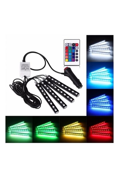 emroto hyundai i20 ayak alti led kumandali sese duyarli renk degistirme ozellikli arac ici aydinlatma fiyati yorumlari trendyol