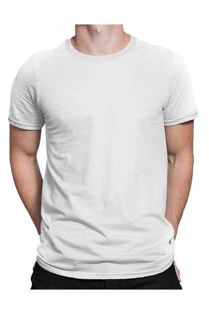 Ketuna Erkek Beyaz Basic T Shirt Trendyol