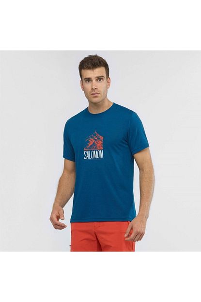 Salomon Explore Garphic Ss Tee Erkek Outdoor Tisort Lc1271500 Trendyol
