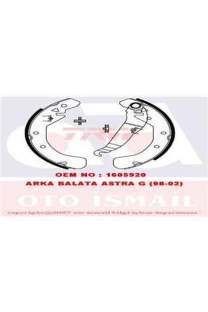 Otm Arka Pabuc Balata Astra F 91 98 Astra G 98 05 Astra H 04 Combo Trendyol