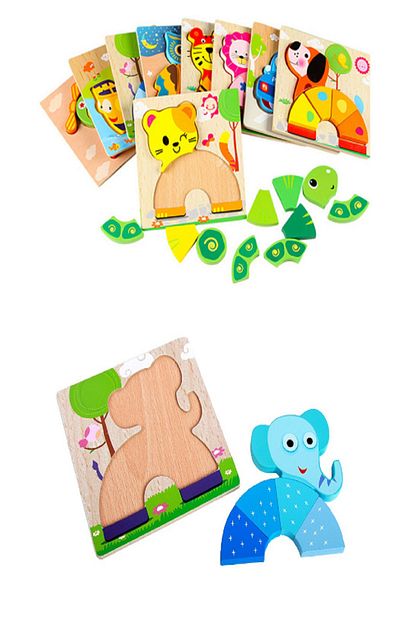 Piramigo Baby 3d Ahsap Puzzle 2 Adet Trendyol