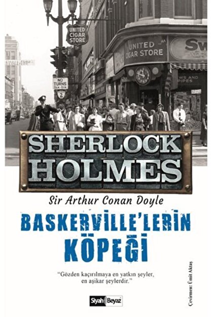 Siyah Beyaz Sherlock Holmes Baskerville Lerin Kopegi Trendyol