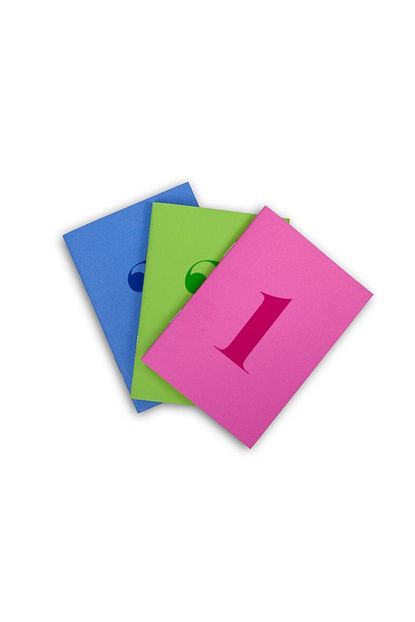 Bi Aldim 3 Lu Renkli Rakam Defter Trendyol