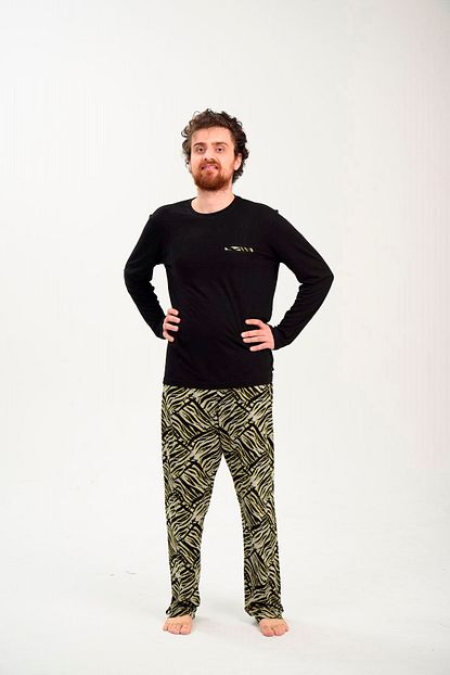 Seasoul Erkek Siyah Bambu Erkek Pijama Takimi Trendyol