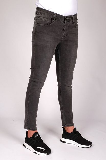 Bombe Erkek Fume Skinny Fit Dar Kesim Kisa Ve Dar Paca Kot Pantolon 50489fm Trendyol