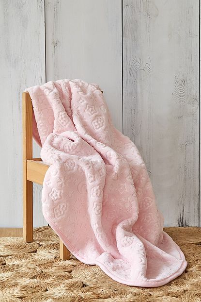 Karaca Home Candy Pudra Bebek Embosy Battaniye Trendyol