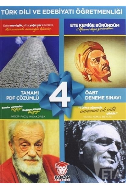 Kaplan Akademi 2020 Oabt Turk Dili Ve Edebiyati Ogretmenligi Tamami Pdf Cozumlu 4 Deneme Sinavi Trendyol