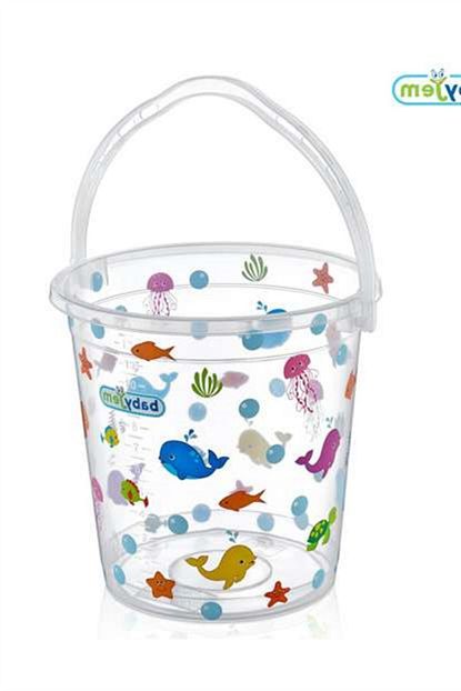 Babyjem Baby Jem Desenli Bebek Banyo Kovasi Beyaz Trendyol