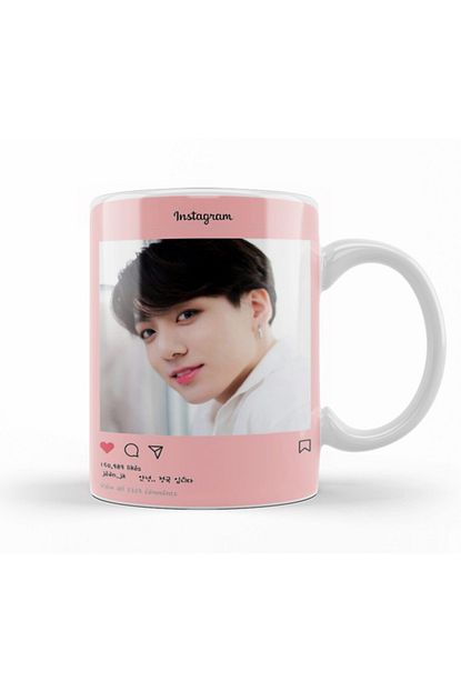 bts jungkook kupa bardak porselen