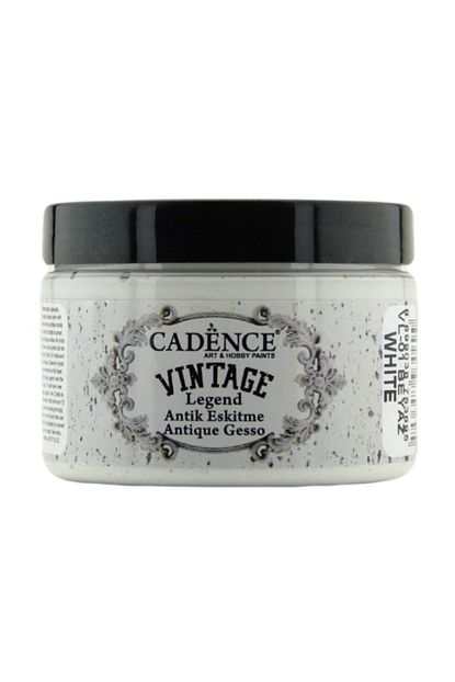 Pazariz Cadence Vintage Legend Antik Eskitme Boyasi 150 Ml 01 Beyaz Trendyol