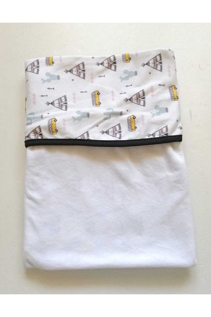 Baby Pooni Penye Beyaz Cift Katli Bebek Battaniyesi 75 X 90 Cm Trendyol