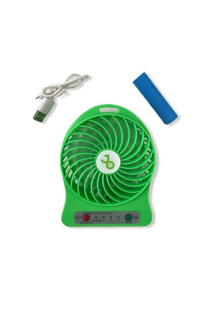 Jopus Sarjli Masa Ustu Usb Mini Tasinabilir Vantilator Fan Yesil Trendyol