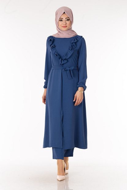 https www trendyol com tp tesettur pazari kadin indigo firfirli tesettur ikili takim tge1893 5 p 43252237