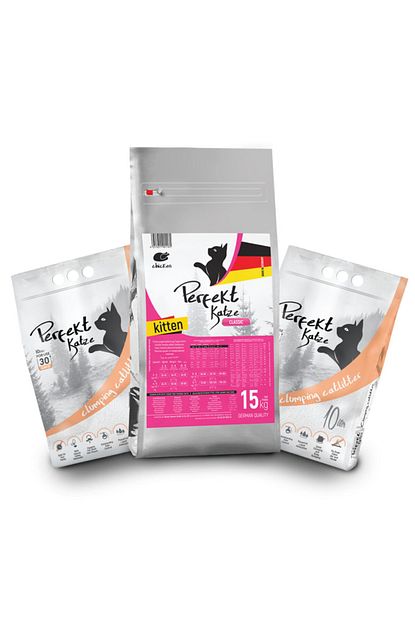 perfekt katze 15 kg tavuklu yavru kedi