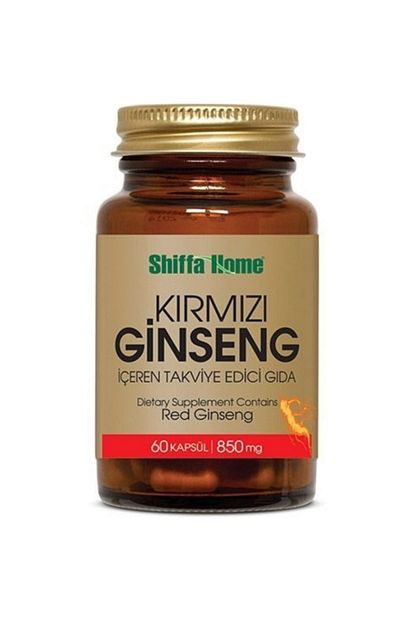 Aktar Diyari Kirmizi Ginseng Red Ginseng 850mg 60 Kapsul Shiffa Home Trendyol