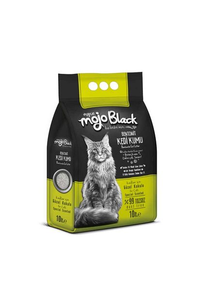 Cesitli Mycat Mojo Black 10lt Bentonit Kedi Kumu Kokulu Kalin Tane Trendyol