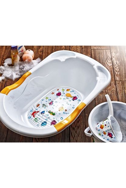 Hiper 5 Parca Bebek Banyo Seti Mavi Trendyol