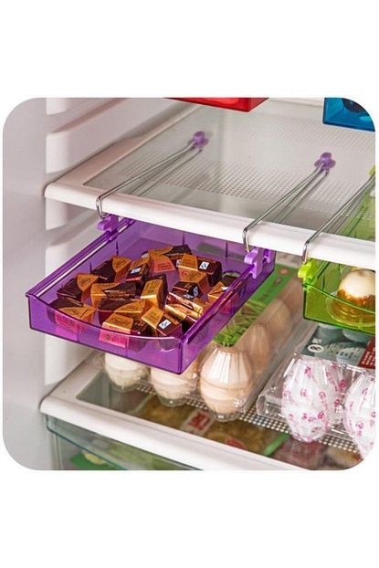 Firsatvar Buzdolabi Ici Raf Alti Gecmeli Mini Plastik Cekmece Organizer Trendyol
