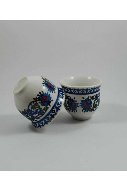 Turkuaz Crystal Cerezlik Lokumluk 6 Parca Topkapi Desenli Kase Trendyol