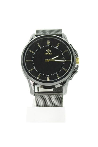 Tarzim Shop Metal Siyah Hasir Kordon Erkek Kol Saati Tss 4000101116 Trendyol