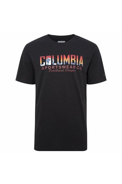 Columbia Natural Horizon Ss Tee Erkek Kisa Kollu Tisort Cs0079 010 Trendyol