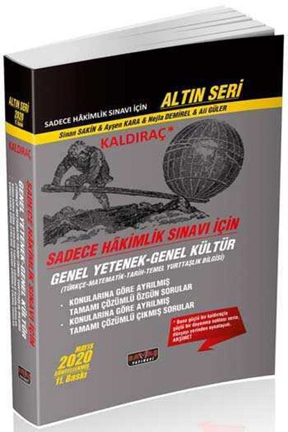 Savas Yayinevi Savas Yayinlari 2020 Kaldirac Sadece Hakimlik Sinavi Icin Gy Gk Soru Bankasi Trendyol