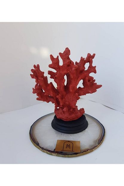 Melindagift Deniz Mercani Obje Osmanli Kirmizi Special Product Trendyol