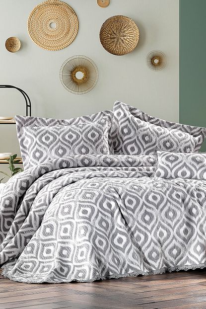 Zebra Casa All Days Ikat Yatak Ortusu Cift Kisilik Trendyol
