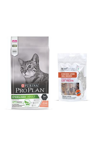 Proplan Somonlu Kedi Mamasi 3kg Freeze Dried 100 Tavuk Ciger Odul Mamasi Hediyeli Trendyol
