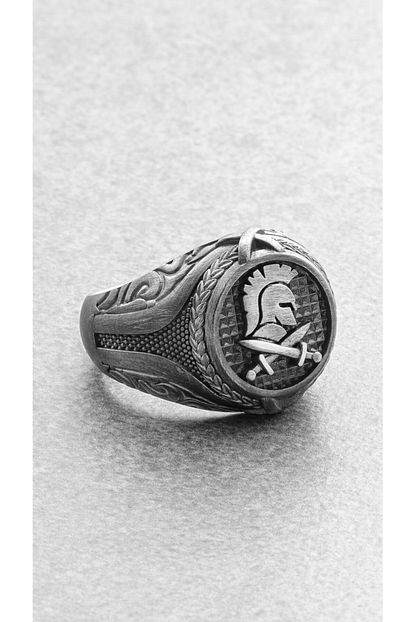 Tyran Design Erkek Migfer Spartan Gumus Yuzuk Trendyol