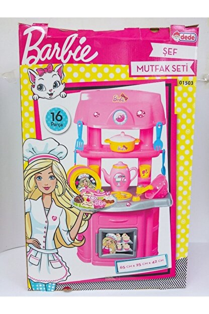 Bayraktar Barbie Mutfak Seti Dolapli Trendyol