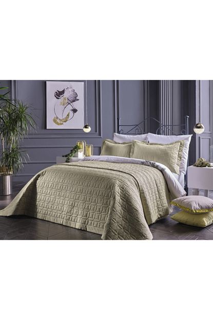 Doqu Home Solena Yatak Ortusu Cift Kisilik Yesil Trendyol