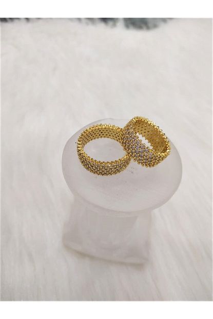Fashion Jewelry Altin Kaplama 5 Sira Tam Tur Yuzuk Trendyol