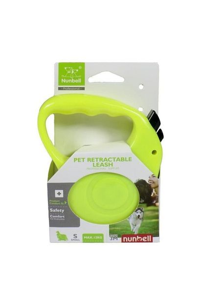 Nunbell Makarali Stoplu Flexi Kedi Kopek Gezdirme Tasmasi 3 Mt 15 Kg Sari Trendyol