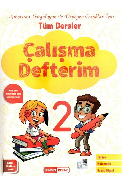 Kirmizi Beyaz Yayinlari Kirmizi Beyaz 2 Sinif Tum Dersler Calisma Defterim Trendyol