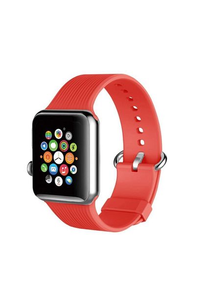 Promate Apple Watch Saat Kayisi Band Kordon Premium Ter Gecirmez Kirmizi Trendyol