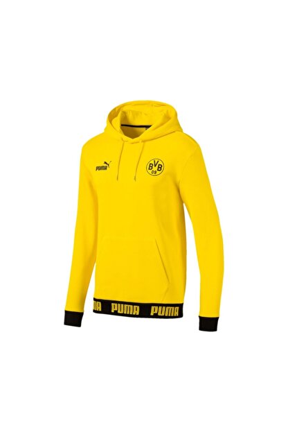 Puma Bvb Football Culture Kapusonlu Erkek Sweatshirt Trendyol