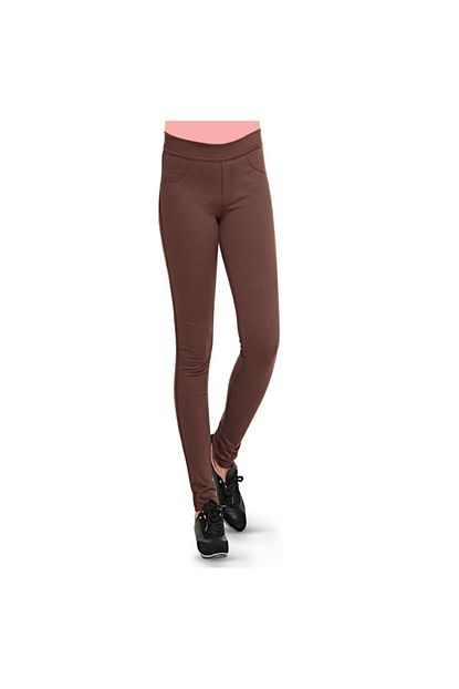Fsm1453 Kiz Cocuk Kahverengi Tayt Jean Pantolon Trendyol