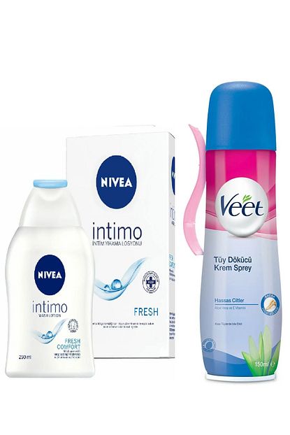 Nivea Genital Bolge Yikama Losyonu 250 Ml Veet Tuy Dokucu Sprey Kopuk 150 Ml Trendyol