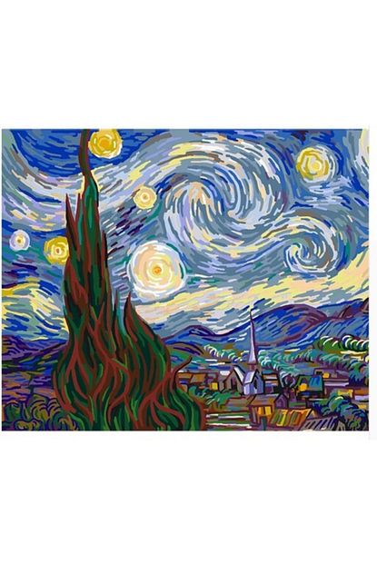 Wombhobby Van Gogh Yildizli Geceler Sayilarla Boyama Seti Trendyol