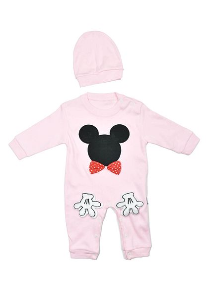 Esa Baby Bebek Pembe Sisme El Nakisli Pembe Penye Tulum Trendyol