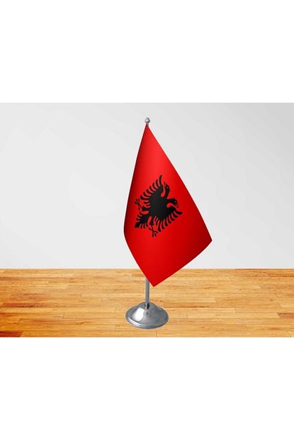 Vatan Bayrak Masa Ustu Arnavutluk Bayragi Bayragi Tekli Masa Bayragi Ve Diregi Trendyol