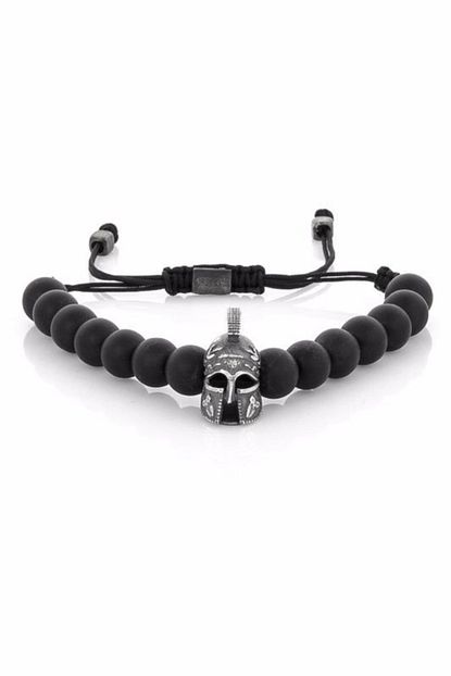 4fellas Gladiator Siyah Ipli Bileklik Trendyol
