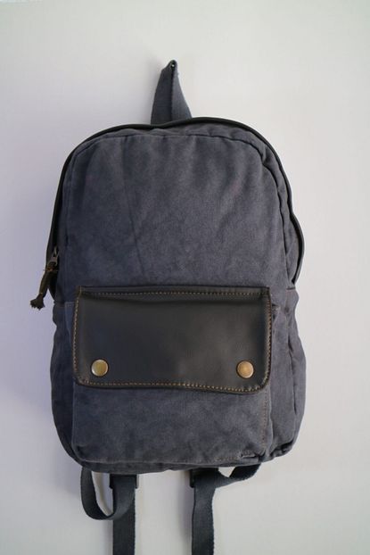 Street Bag Duz Renk Kapakli Sirt Cantasi Trendyol