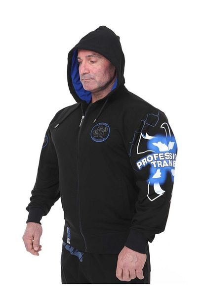 Big Sam Erkek Siyah Personal Trainer Kapsonlu Spor Ceket Antrenman Ustu Trendyol