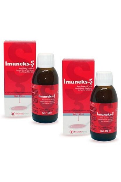 imuneks s 150ml surup 2 adet skt 01 2023 fiyati yorumlari trendyol