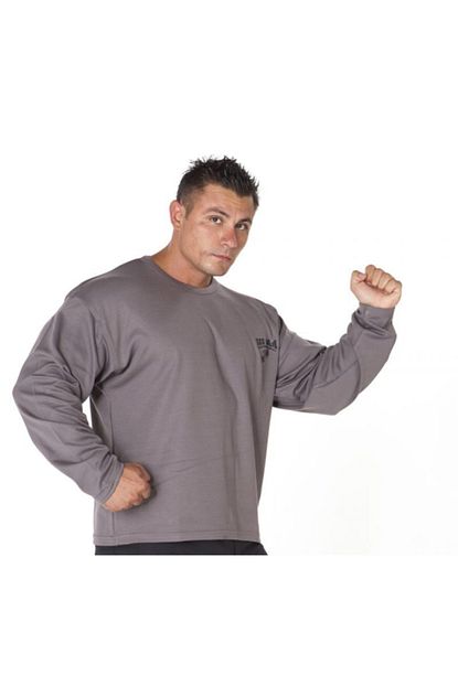 Big Sam Erkek Gri Rahat Kesim Sweatshirt 4555 Trendyol