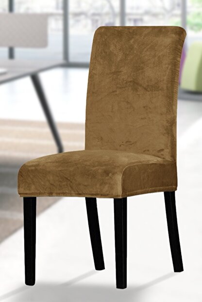 Ihsantrade Likrali Sandalye Kilifi 4 Lu Kaliteli Kadife Kumas Trendyol