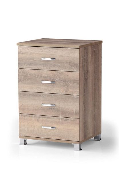 Sivas Gozde Mobilya Ekonomik 4 Cekmeceli Komodin Sifonyer 51x45x79 Cm Trendyol