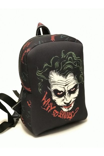Vorondolo Unisex Scuba Kumas Joker Baskili Sirt Cantasi Trendyol